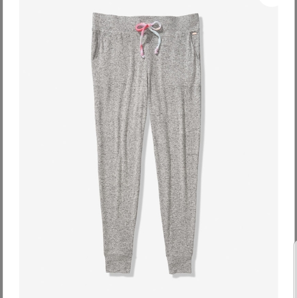 PINK Victoria's Secret Pants - PINK Cozy Classic Jogger Gray NWT M